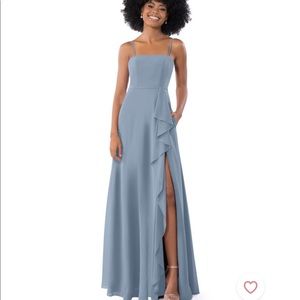 Azzie Bridesmaid Dress Size 2 Dusty Blue